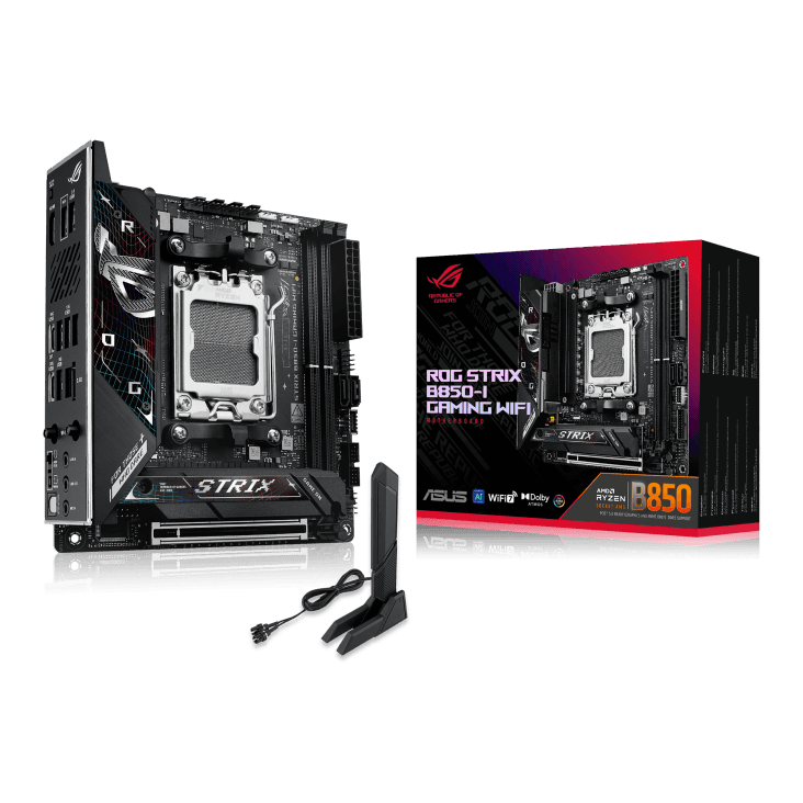 AMD Ryzen 7 9800X3D Desktop Processor + ASUS ROG STRIX B850-I GAMING WIFI Motherboard – Buy Online