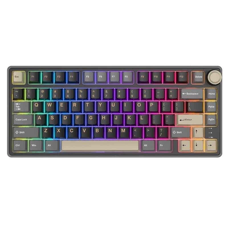ROYAL KLUDGE ROYAL Kludge R75 75% Single Mode, Wired Gaming Keyboard, Phantom | RKR75-PT-KY - product view 1 of 3