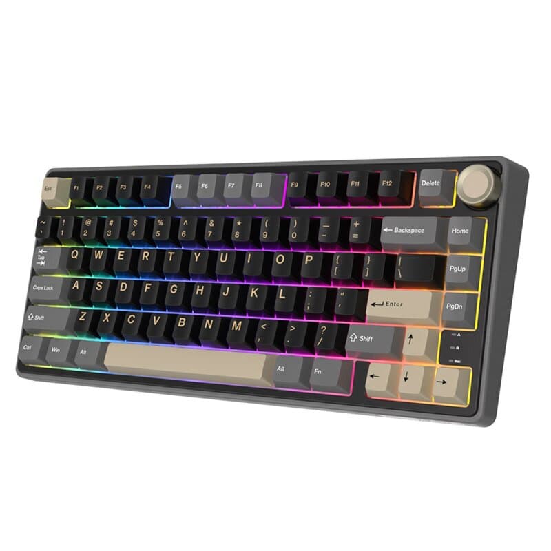 ROYAL KLUDGE ROYAL Kludge R75 75% Single Mode, Wired Gaming Keyboard, Phantom | RKR75-PT-KY - product view 2 of 3