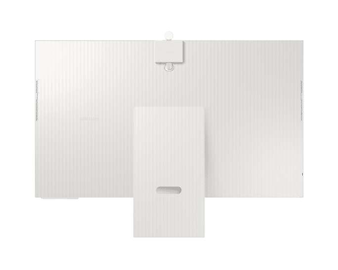 SAMSUNG Samsung M8 32'' 4K UHD Flat Monitor, With Smart TV Experience and Camera, Max 60Hz Refresh Rate, 4ms Gtg Response Time, 16:9 Aspect Ratio, HDR10, IoT Hub, HDMI, White | LS32BM801UMXUE - product view 3 of 12