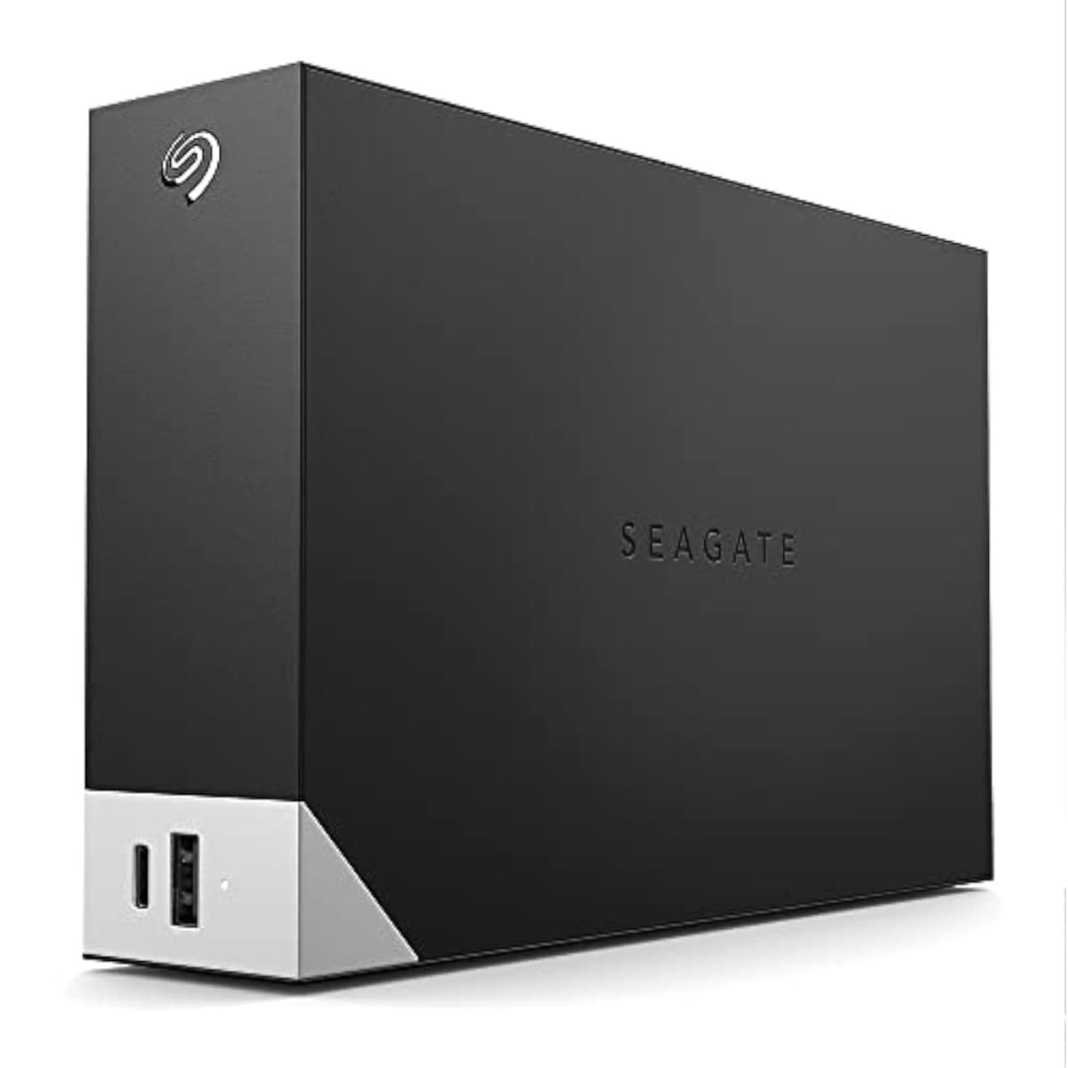 Seagate Seagate One Touch 10TB Desktop External Hard Drive, With Built-In Hub, USB-C and USB 3.0 Port, Seagate Toolkit Backup Software Included, Compatible with Windows and Mac, Black | STLC10000400 - product view 1 of 7