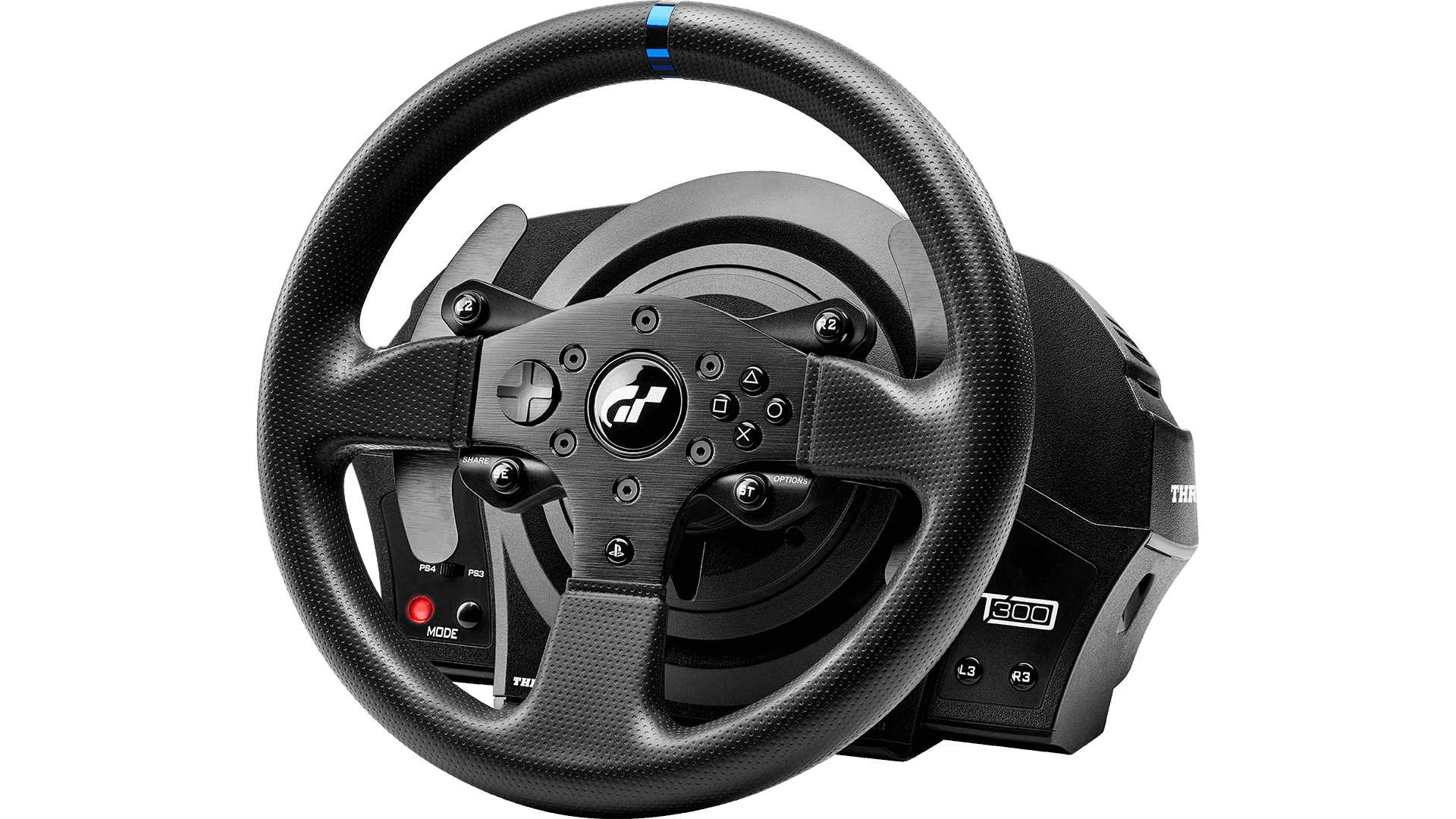 Thrustmaster Thrustmaster T300 RS GT High-Performance Racing Wheel, and Pedal Set with Force Feedback for PC, PS4, and PS5, PS5 Pro | T300RS GT Edition - product view 2 of 4