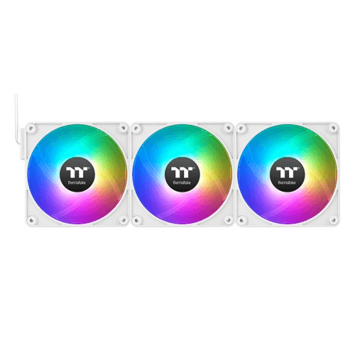 Thermaltake Thermaltake CT140 EX ARGB Sync PC Cooling 3-Fan Pack, PWM 500 ~ 1800 R.P.M, Magnetic connection, White | CL-F191-PL14SW-A - product view 1 of 4