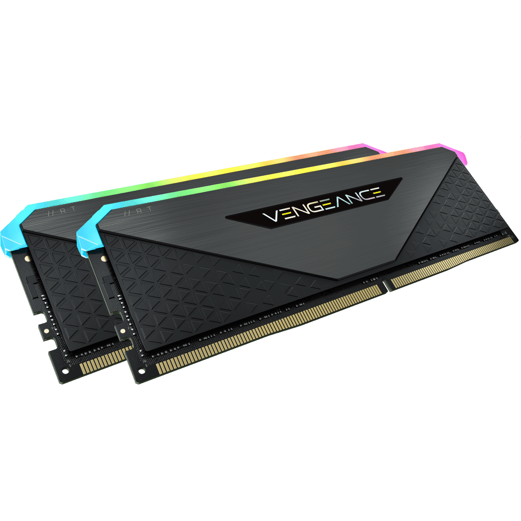 Corsair CORSAIR VENGEANCE RGB RT 16GB (2x8GB) DDR4 3600 AMD RAM CMN16GX4M2Z3600C18 840006650508 - product view 3 of 5