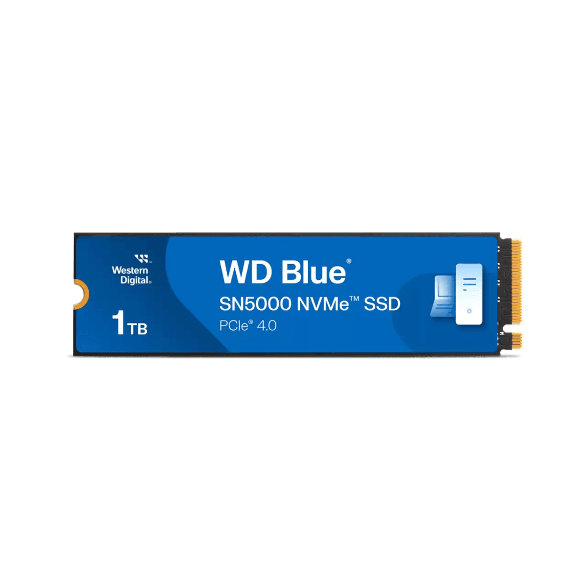 WD Blue SN5000 1TB NVMe SSD, 5,150MB/s Sequential Read Performance, PCIe Gen4 x4, M.2 2280 | WDS100T4B0E