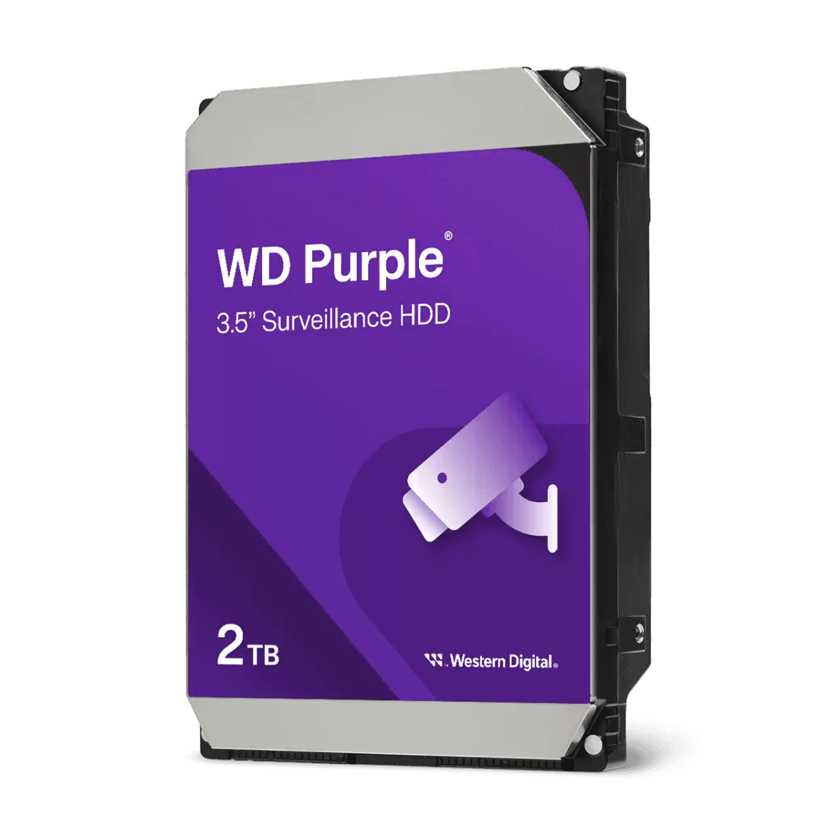 WD Purple Surveillance 2TB 3.5-Inch Hard Drive, SATA, 24x7 Video Surveillance Recording, up to 175MB/s, CMR Recording Technology | WD23PURZ-85C5HY0 – Buy Online