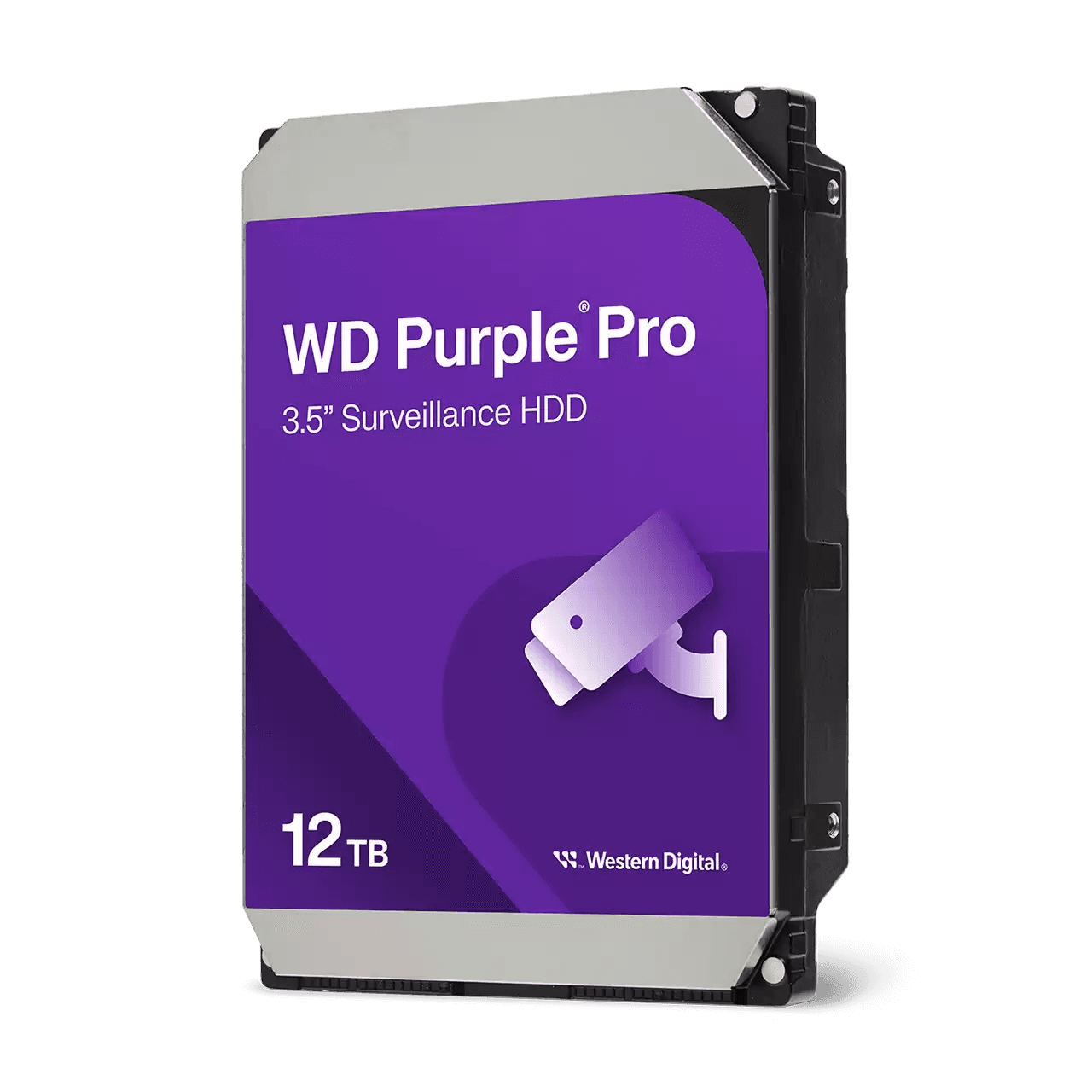 WD Purple Pro 12TB Smart Video Surveillance 3.5 Inch Hard Drive, 7200 RPM, 512MB Cache, AllFrame AI | WD122PURP-85CCFY0 – Buy Online