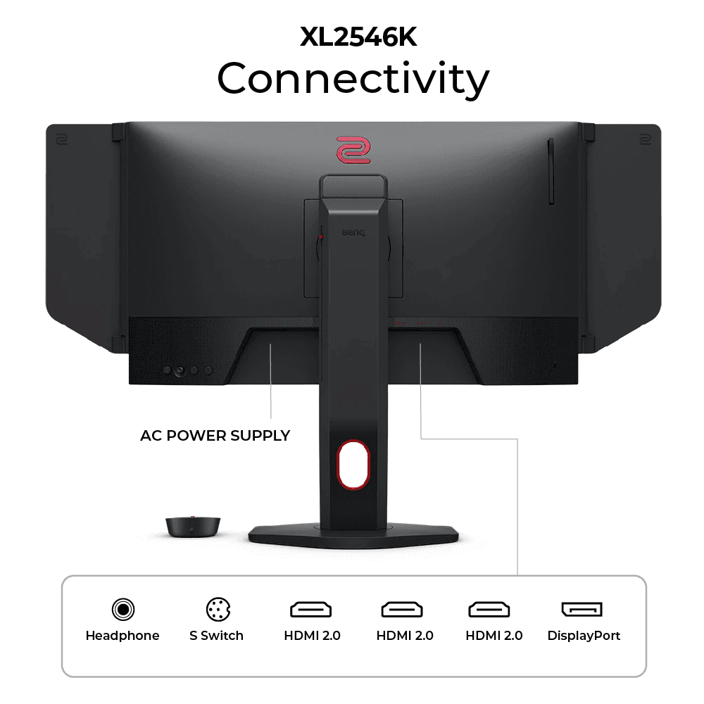 Benq BenQ XL2546K 24.5 Inch 240Hz Gaming Monitor1920*1080 Dynamic HDMI,DP GAMING MONITER | 9H.LJNLB.QBP - product view 2 of 11