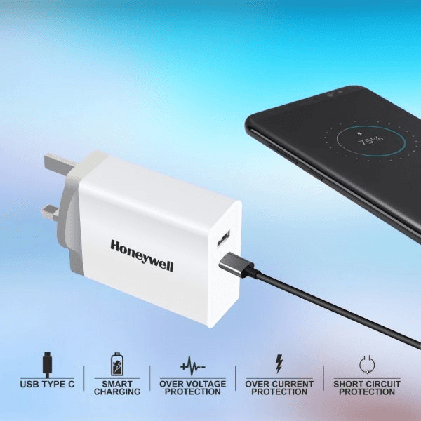 HONEYWELL ZEST CHARGER PD 60W ADAPTER,HC000016/CHG/PD/60W,8908007739867 - product view 2 of 4