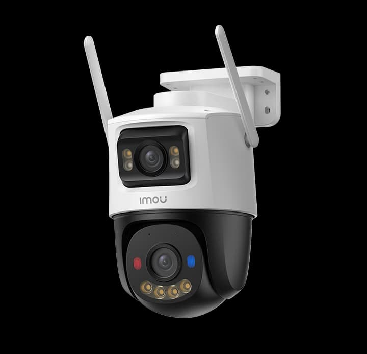 Imou Dual Lenses 3+3MP Camera, Smart Full-color Night Vision, Red -blue warning light, Wide View Dual Lens, Dual-channel Human & Vehicle Detection IPC-S7XEP-6M0WED – Buy Online