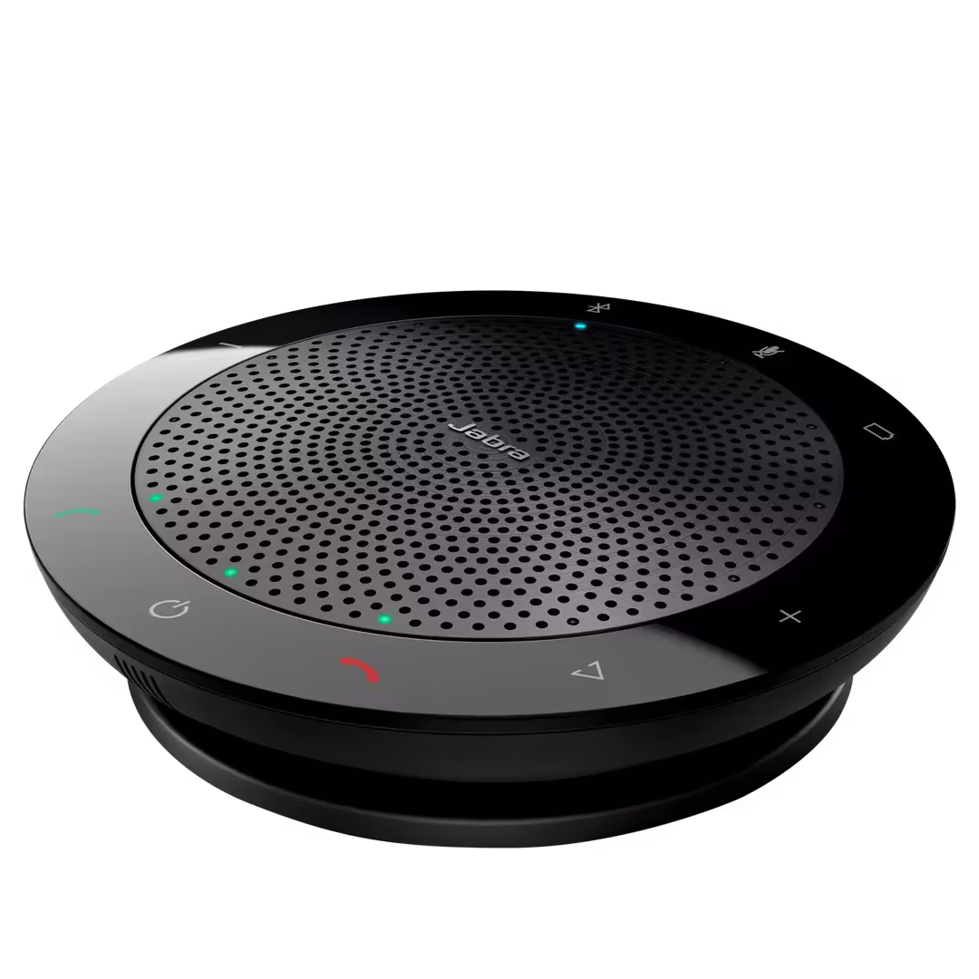 Jabra Speak 510+ Speaker Phone - Microsoft Certified Portable Conference Speaker with Bluetooth Adapter and USB - Connect with Laptops, Smartphones and Tablets, Black | 7510-309 – Buy Online