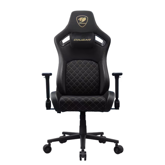 Cougar Defensor Gold F Gaming Chair, Woven Fabric, 4D Folding Armrests, Backrest Pocket, Piston Lift Height Adjustment | 3MDFFGLB.0001 – Buy Online