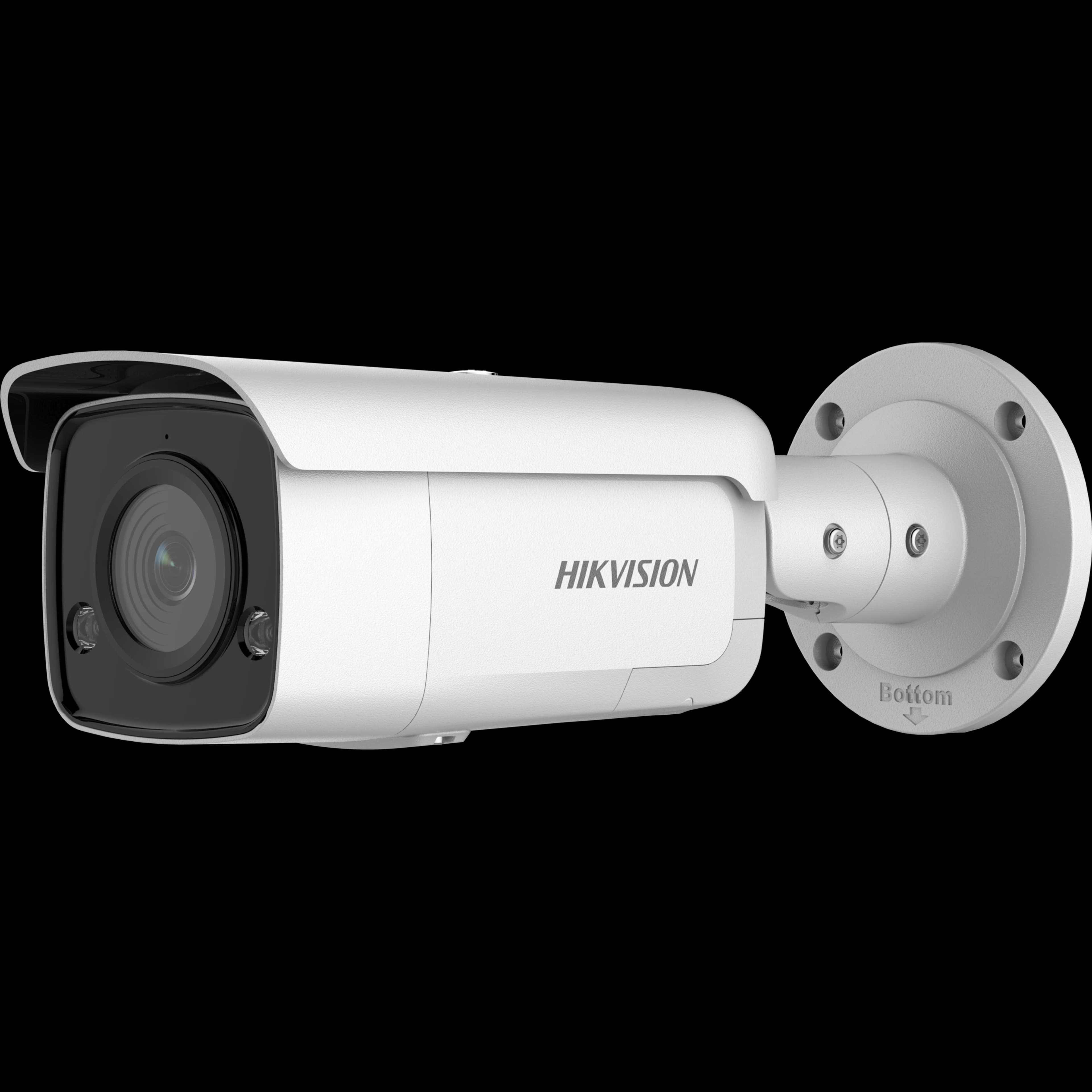 Hikvision DS-2CD2T46G2-ISU/SL 4MP AcuSense Fixed Bullet Camera, Strobe Light & Audio Alarm, DarkFighter, IP67, Two-Way Audio – Buy Online