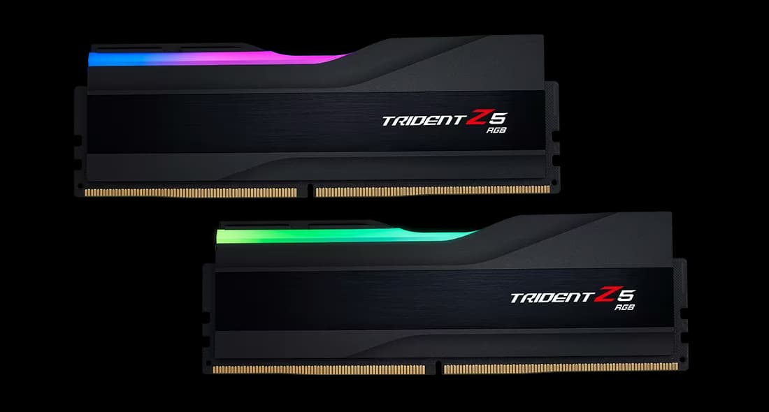 G.Skill Trident Z5 RGB 128GB (2x64GB) DDR5 Desktop Memory Kit (RAM), 6400MTs, CL36-44-44-102, 1.35V, Intel XMP 3.0 | F5-6400J3644F64GX2-TZ5RK – Buy Online