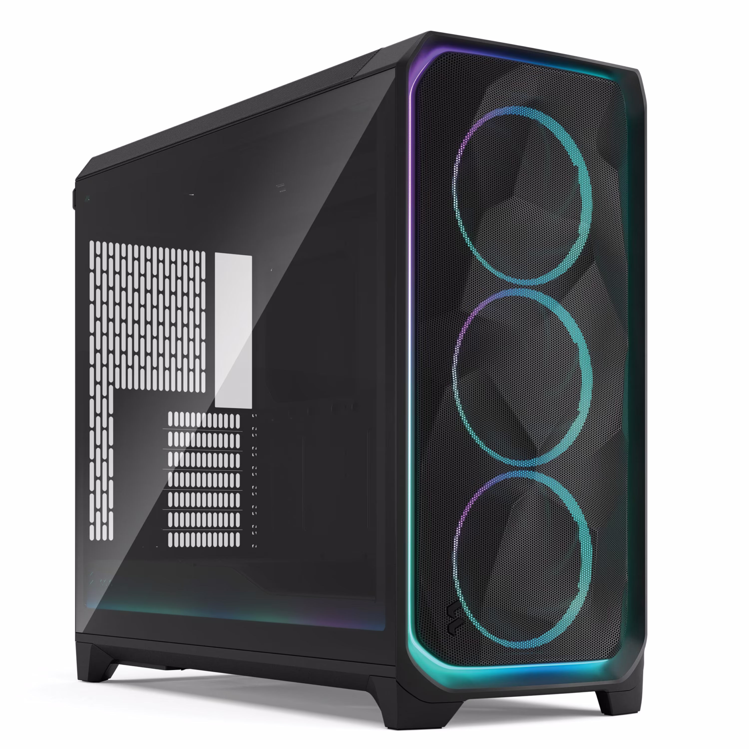 Fractal Design Meshify 3 XL Ambience Pro RGB Black, E-ATX & SSI-EEB Full-Tower Case, 3x Aspect 14 RGB Fans, USB-C 20Gbps, Black | FD-C-MES3X-03 – Buy Online