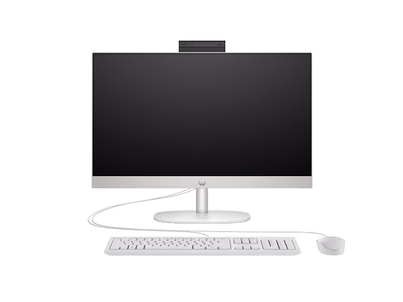 HP ProOne 240 G10 All-in-One PC | Intel Core i7-1355U, 16GB RAM, 512GB SSD, 23.8" FHD IPS, 5MP Camera, Wi-Fi 6, DOS (No Pre-installed OS), White | 9M9H5AT#BH5 – Buy Online
