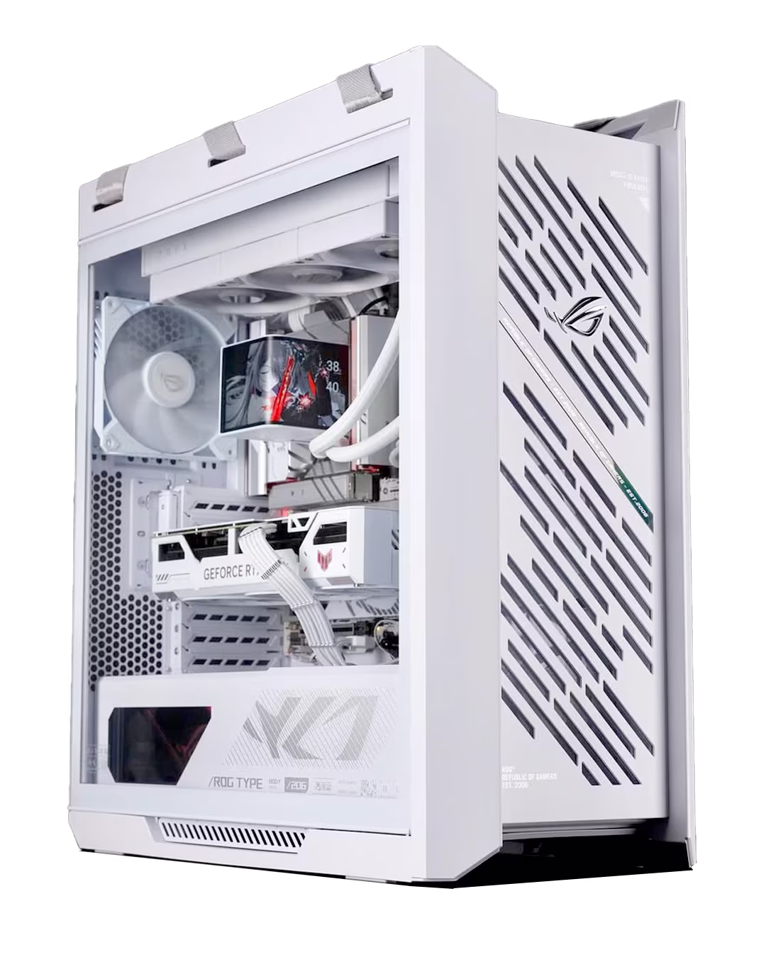 Gaming PC powered by ASUS, White Gaming PC, Custom Build, Ryzen 7 9800X3D, RTX 5070 Ti, 1440p Gaming, 4K Ready, AMOLED Display PC, ASUS ROG, TUF Gaming, DDR5 6000, Samsung 990 PRO – Buy Online