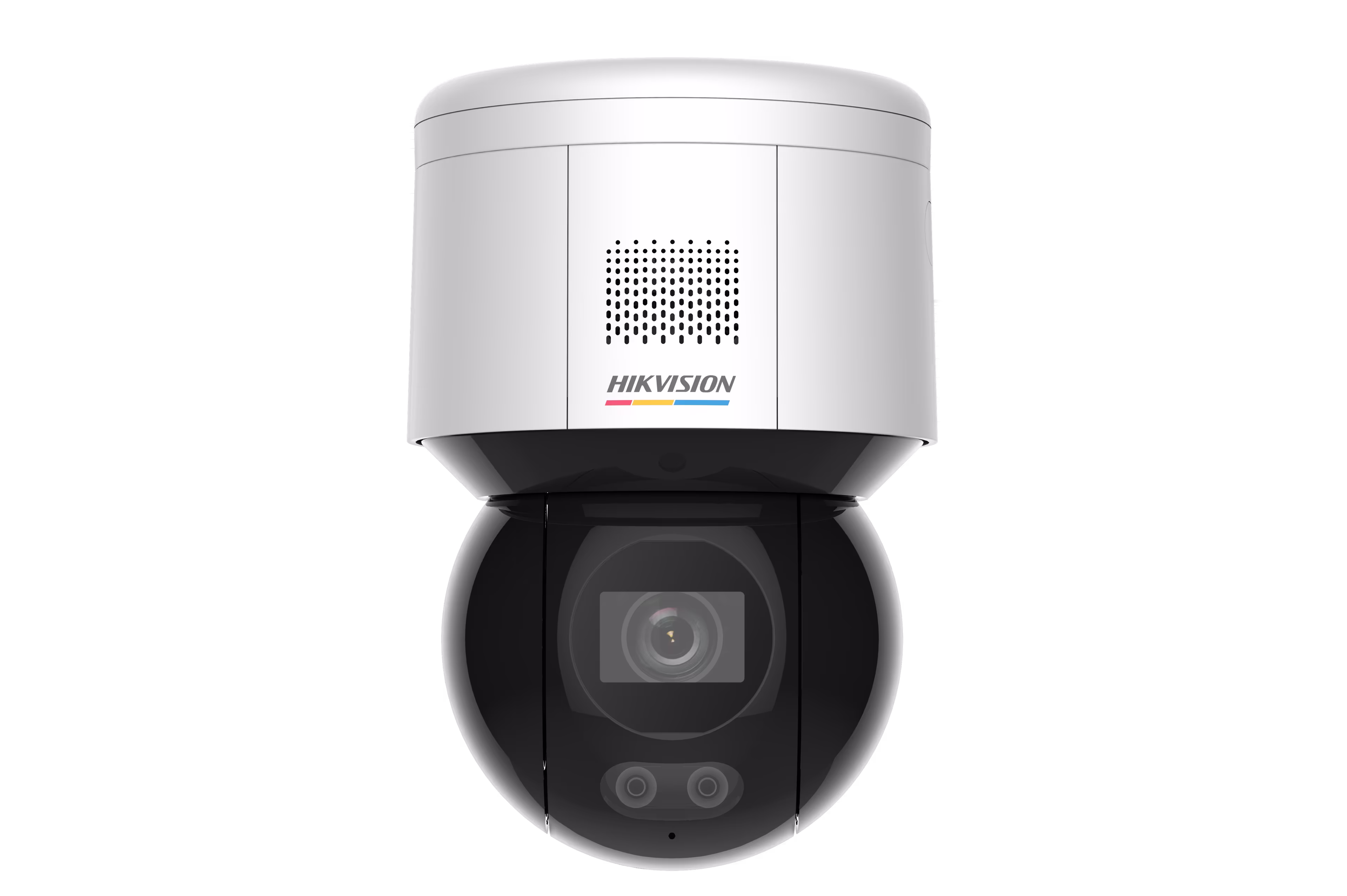 Hikvision DS-2DE3A400BW-DE/W(T5) 4MP ColorVu Wi-Fi Mini PT Dome IP Camera, 3″, Human & Vehicle Detection, Face Capture, 30m White Light, Built-in Mic & Speaker, IP66, PoE – Buy Online