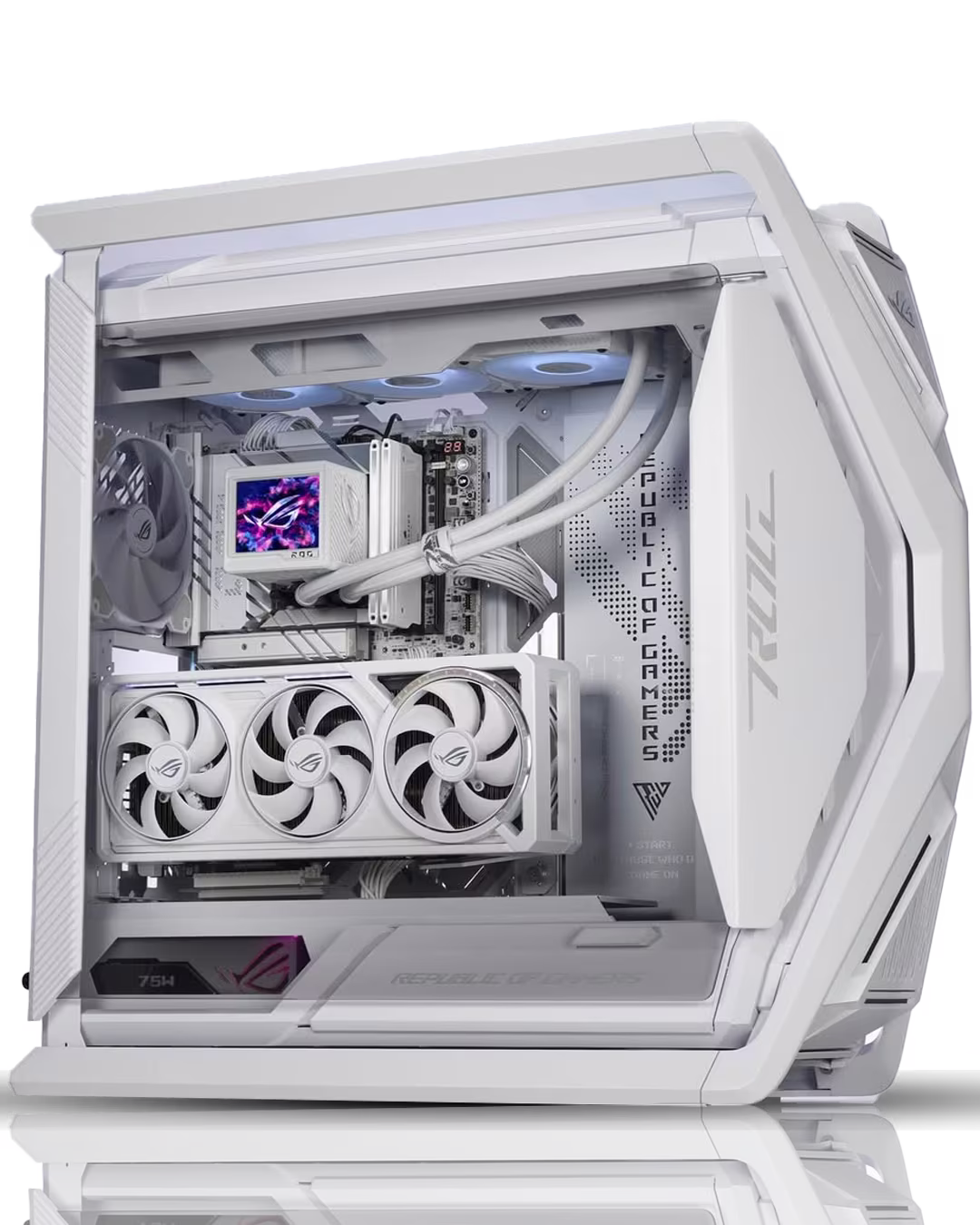 Gaming & Content Creation PC: Intel Core Ultra 9 285K, ASUS ROG RTX 5090 32GB GDDR7, 64GB DDR5 6400MHz, 4TB Gen5 SSD, 1600W Titanium ATX 3.1 – Buy Online