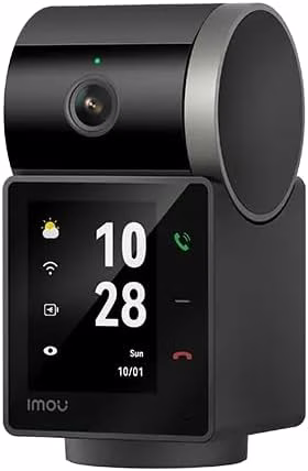 IMOU IPC-S2VP-5M0WR Rex VT Smart Indoor Camera, 5MP 3K UHD, Built-in 2.4" Screen, One-Touch Video Call, AI Human & Pet Detection, IMOU SENSE – Buy Online