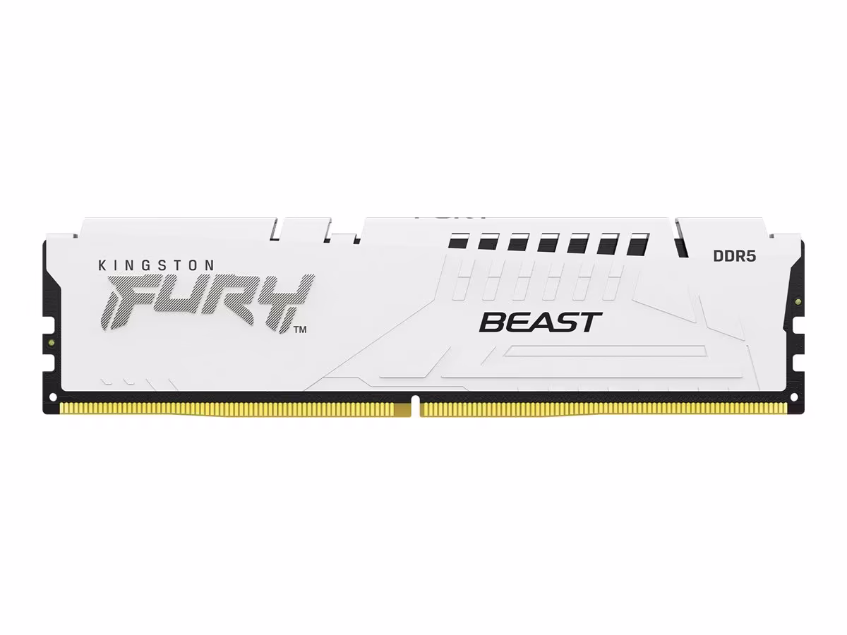 Kingston FURY Beast White 16GB DDR5-6000 White Memory (RAM), CL36, Intel XMP 3.0 & AMD EXPO | KF560C36BWE2-16 – Buy Online