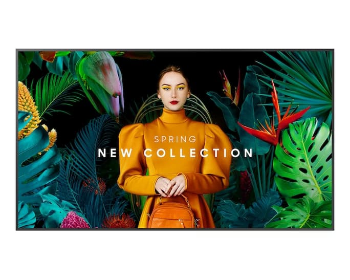 Samsung QMC Series 85" Crystal UHD Signage, 500 Nit Brightness, 24/7 Operation, Ultra-Slim 28.5mm Design, 4K UHD Business Display | LH85QMCEBGCXUE-QMC85 – Buy Online