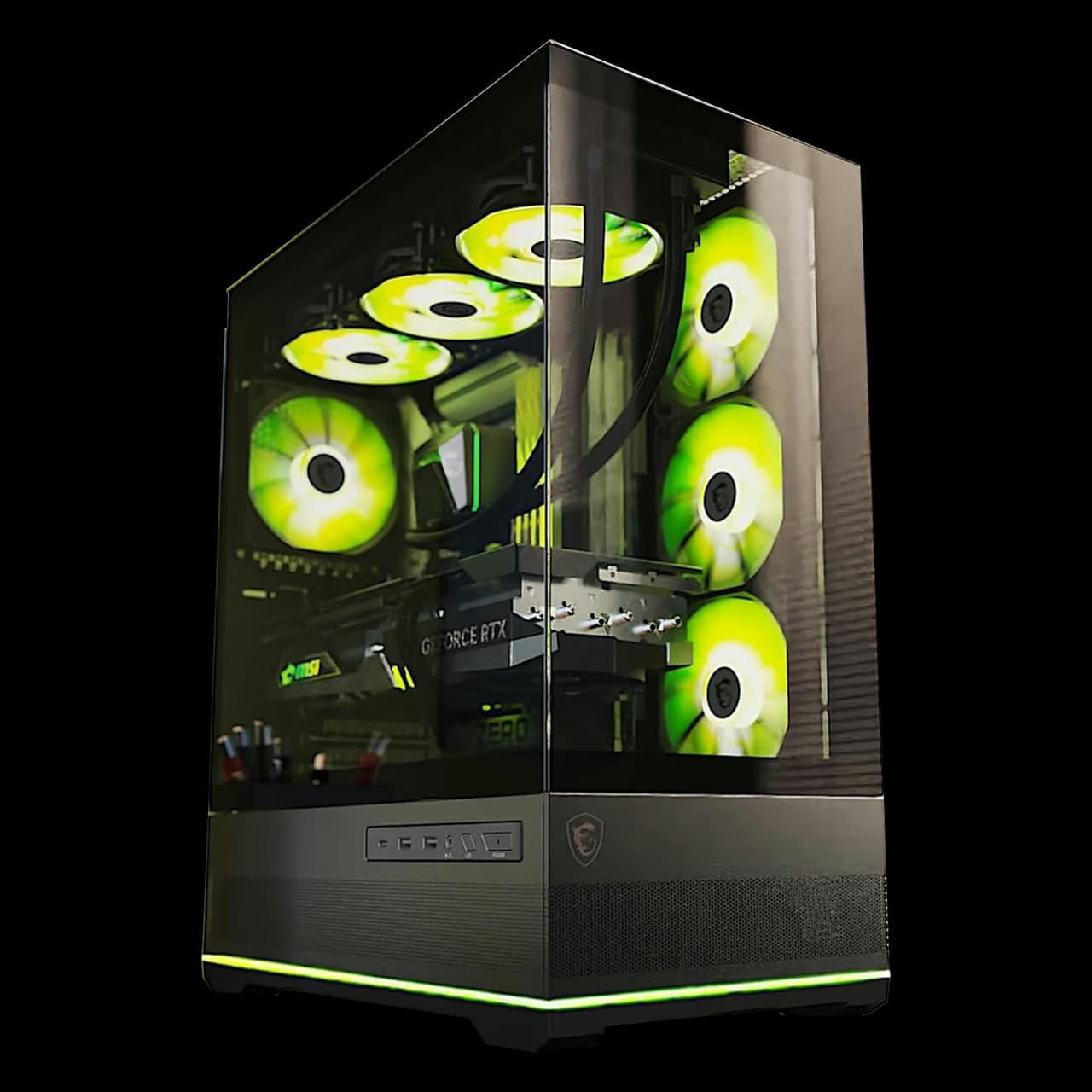 Gaming PC Powered By MSI, AMD Ryzen 7 9800X3D, 2X Plus OC Edition GeForce RTX 5060 Ti 16GB GDDR7, 32GB (2x16GB) DDR5 6000 MTs, 1TB NVMe, 750W – Buy Online