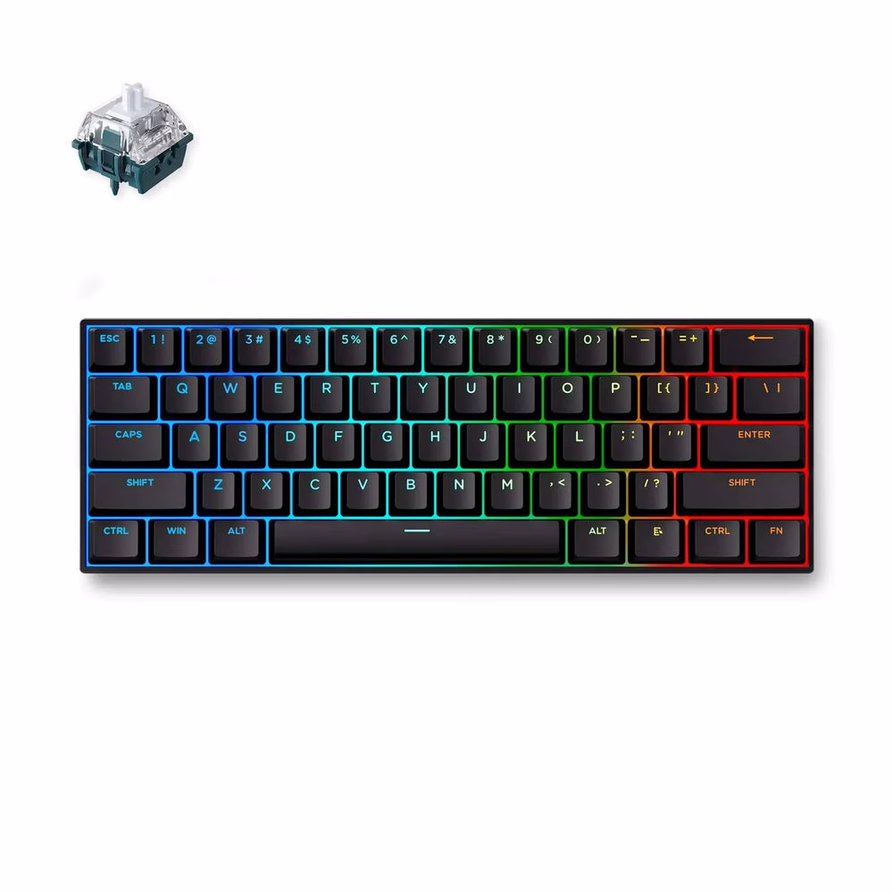 MCHOSE Ace 60 Pro Hall Effect Magnetic Gaming Keyboard, Wired, Ultra-Fast 8KHz Polling, 0.01mm Rapid Trigger, & TTC Uranus Magnetic Switch-SE, Black | Ace 60 Pro – Buy Online