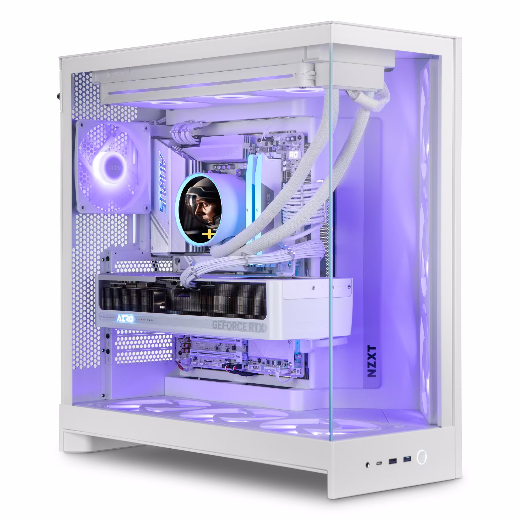 Gaming PC White Beast Gaming & Content Creation PC: Ryzen 9 9950X3D, RTX 5090, 64GB DDR5, 2TB Gen5 SSD Gaming PC – Buy Online