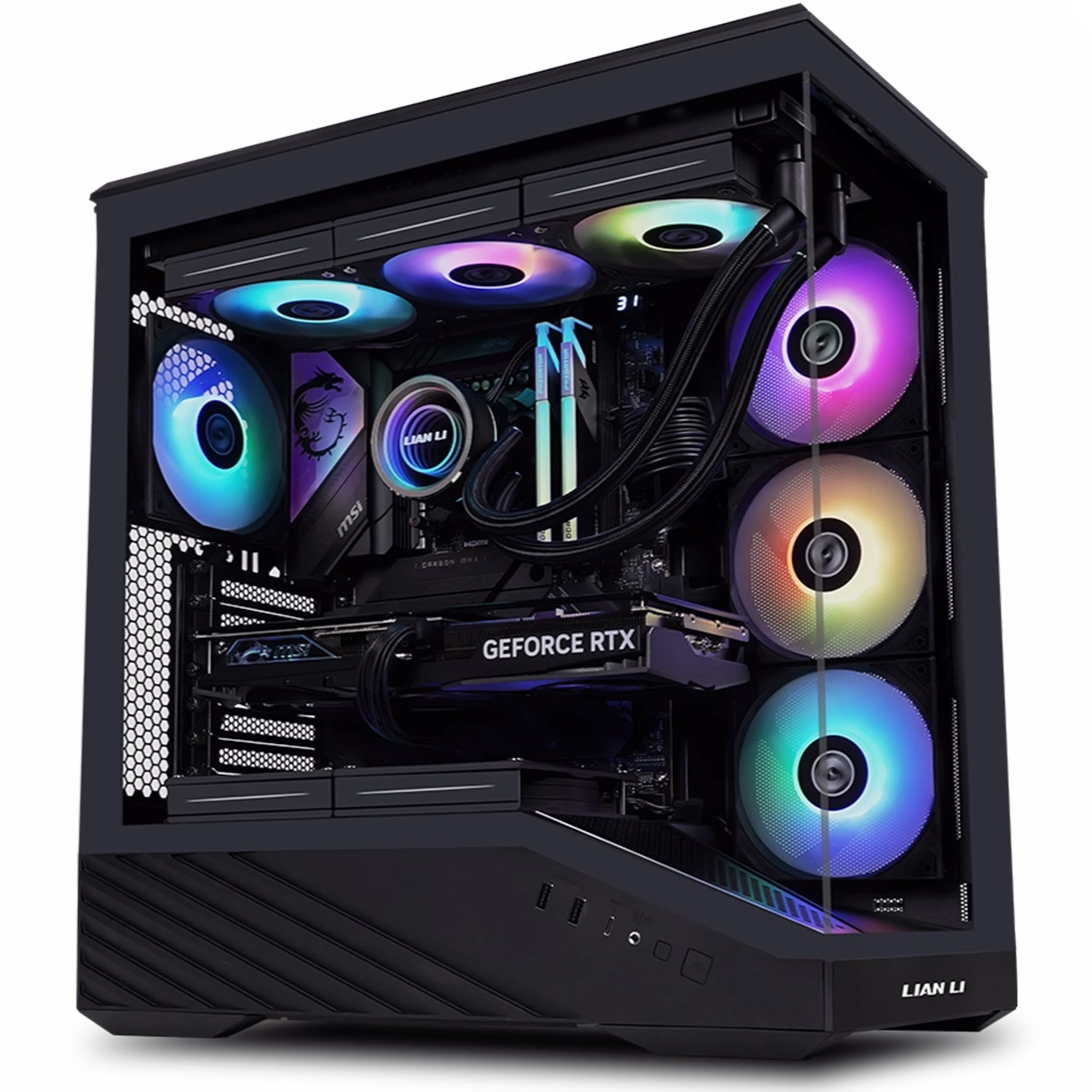 Elite Gaming PC: AMD Ryzen 5 7600X, RTX 5050 OC 8GB, 1TB NVMe Gen4 SSD, 360mm AIO Liquid Cooling, WiFi 7 & PCIe 5.0 Ready – Lian Li ARGB Edition – Buy Online