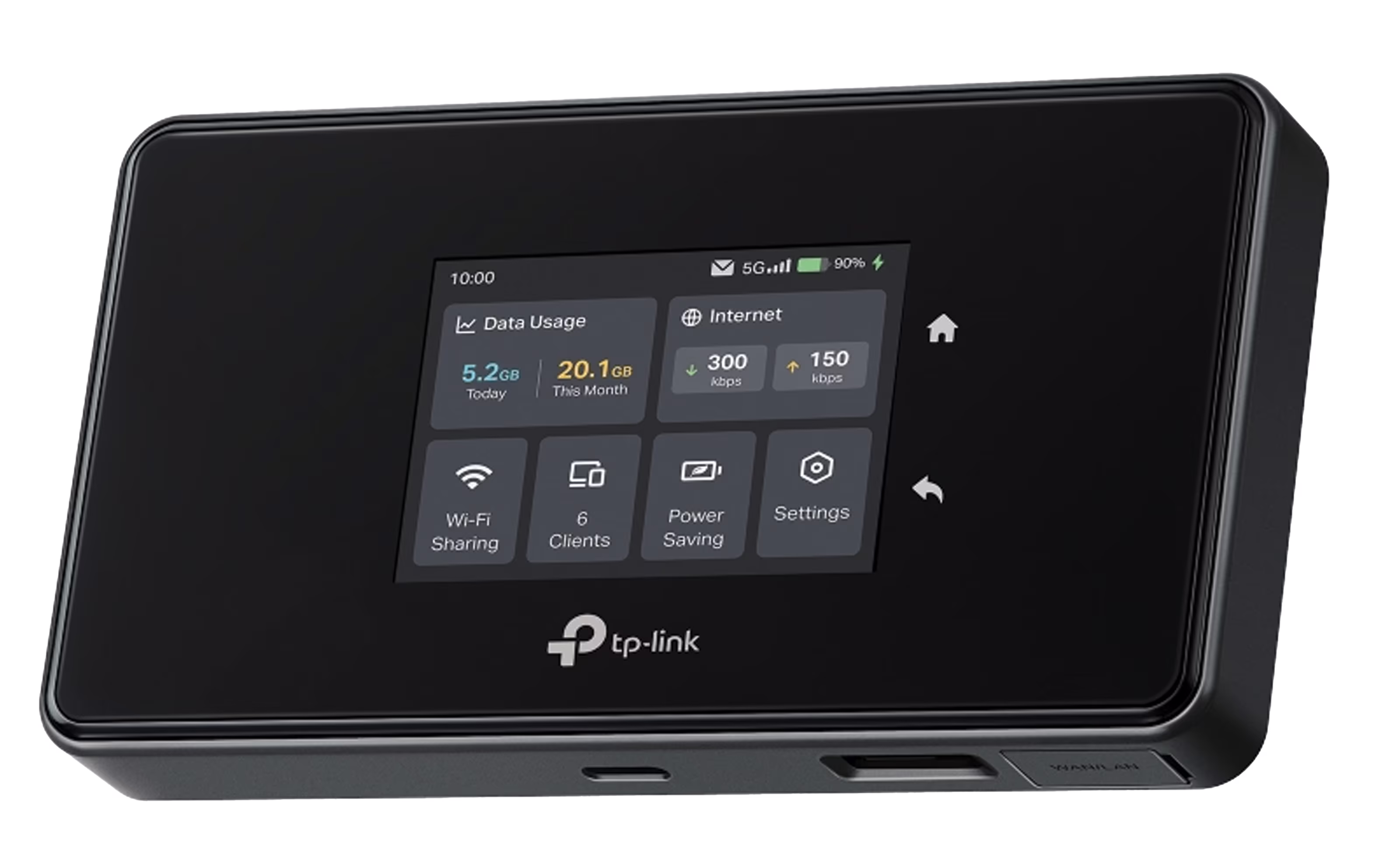 TP-Link M8550 5G Mobile Router, Wi-Fi 6E Tri-Band Hotspot, 3.4 Gbps 5G Speed, & Intuitive Touch Screen | M8550 – Buy Online