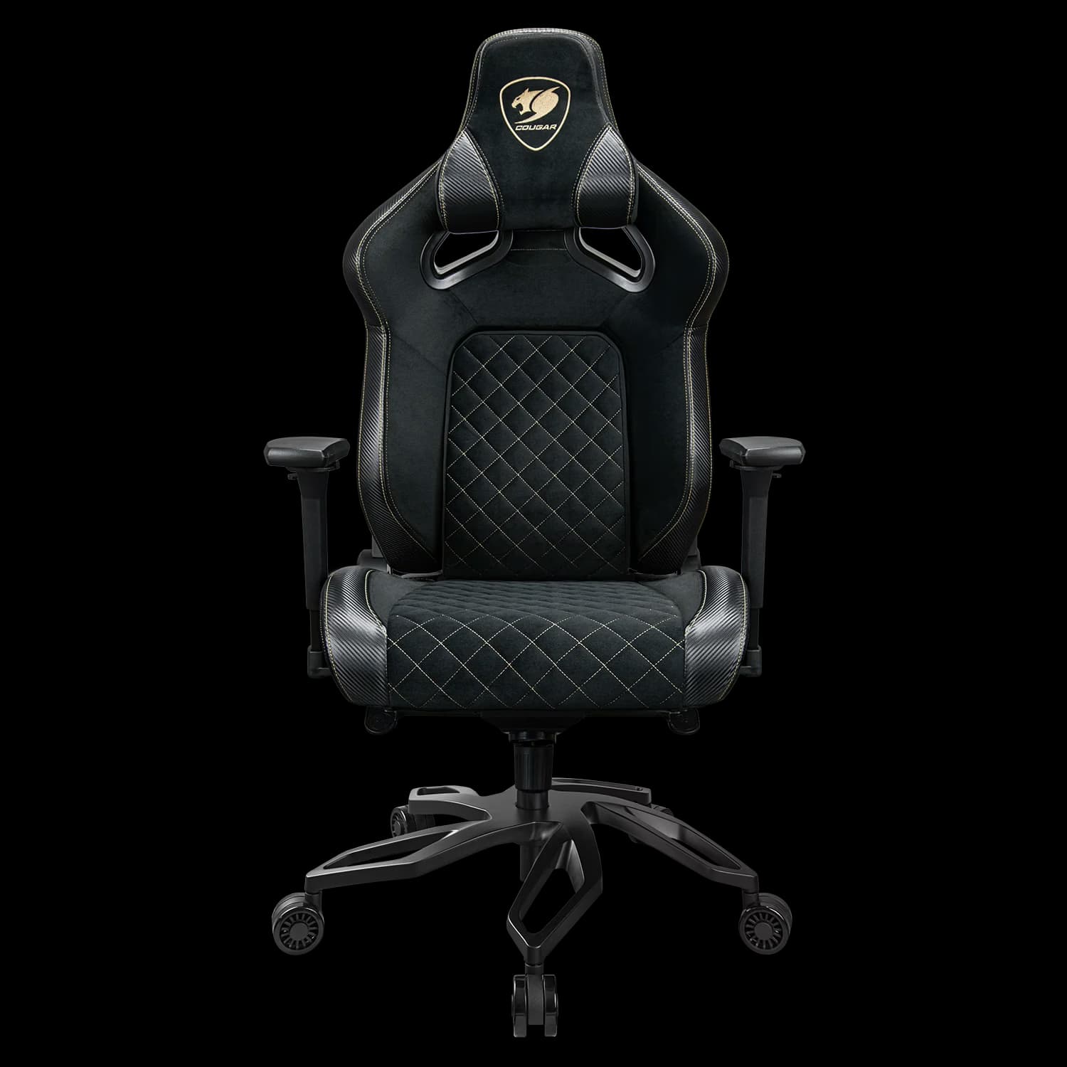 Cougar TITAN PRO V2 Gold XL Gaming Chair, XL Throne Design, 160kg Capacity, LiftBack Lumbar Support, 4D Armrests | 3MT2FGLB.0001 – Buy Online