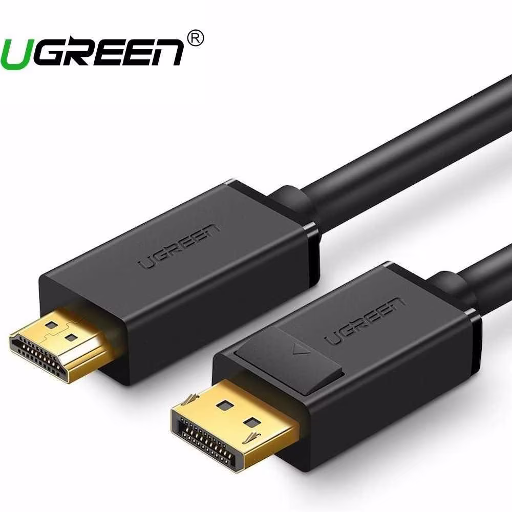 UGREEN DisplayPort to HDMI 4K 30Hz Cable, 2-Meter DP101 Male to HDMI Male Adapter Cable, Gold-Plated | 10202B – Buy Online