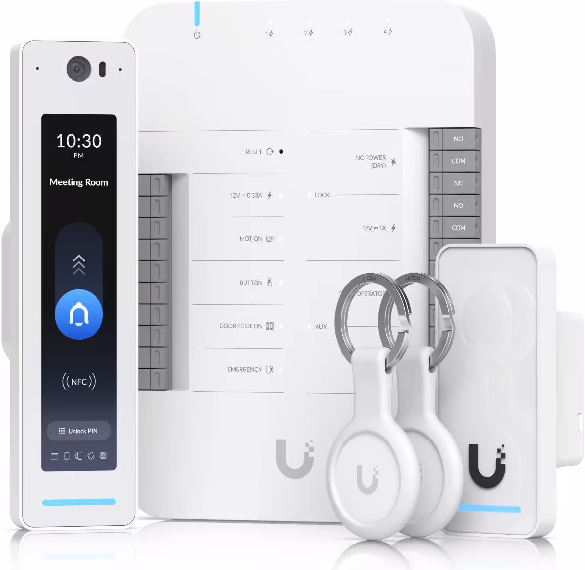 Ubiquiti UniFi Access G3 Starter Kit Pro, Door Access Control with G3 Reader Pro Intercom, White | UA-G3-SK-Pro – Buy Online