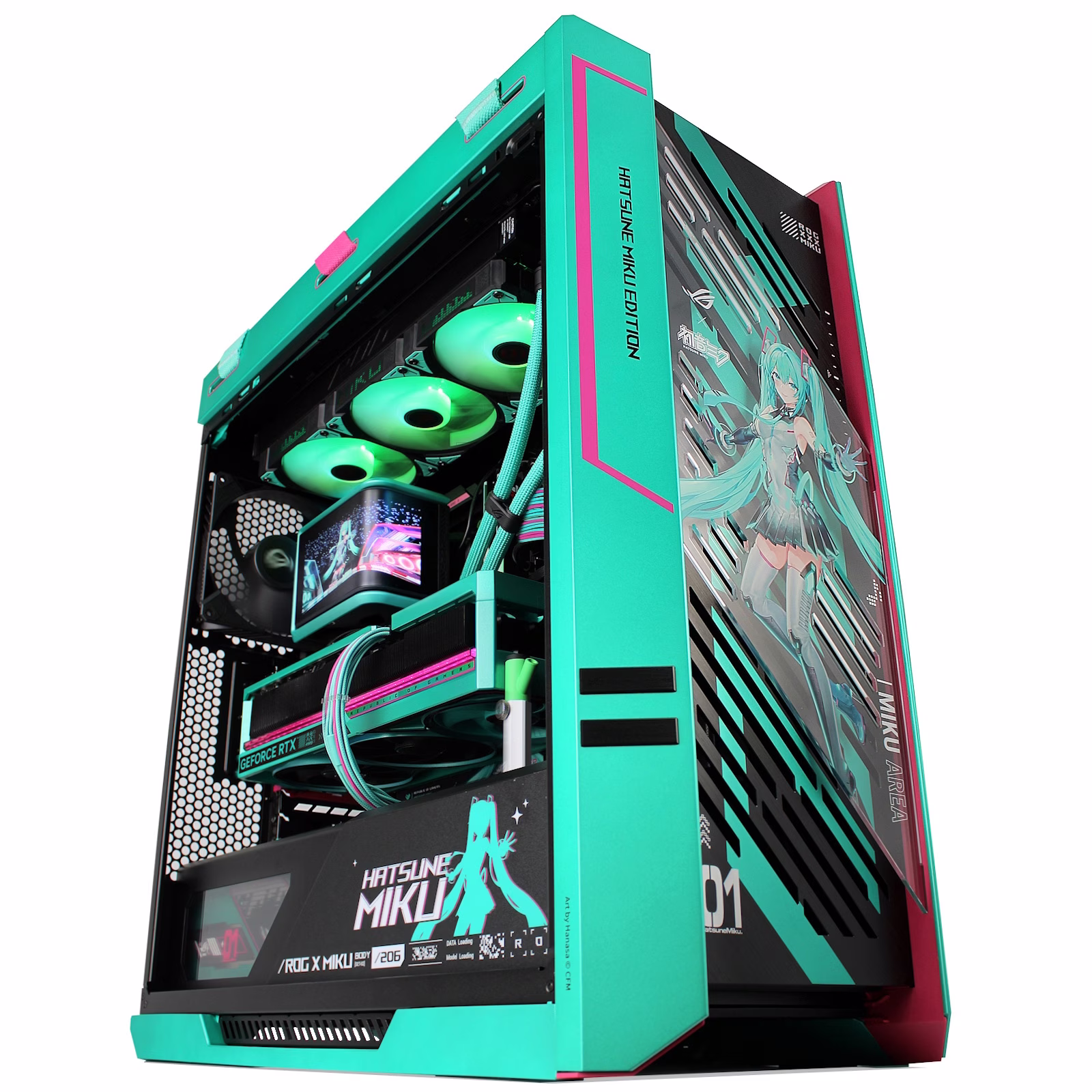 Monitor Gaming ASUS ROG Strix XG27ACM Hatsune Miku Edition - 27" QHD 260Hz, 0.3ms, G-Sync, HDR400