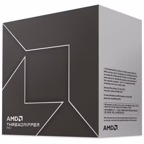 AMD RyzenTM ThreadripperTM PRO 7955WX Workstation Processor, 16 Cores, 32 Threads, 5.3 GHz, 80 MB Cache, 350 W TDP, PCIe 5.0, DDR5 ECC Memory Support, sTR5 Socket, Zen 4 Architecture | 100000886WOF – Buy Online