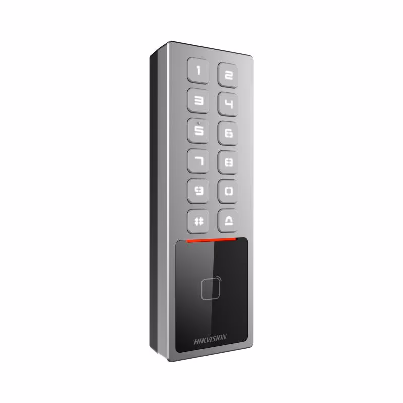 Hikvision DS-K1T805MX Access Control Terminal, Built-in card reader for M1 card, 10,000 cards & 100,000 events storage, IP65 & IK08 – Buy Online