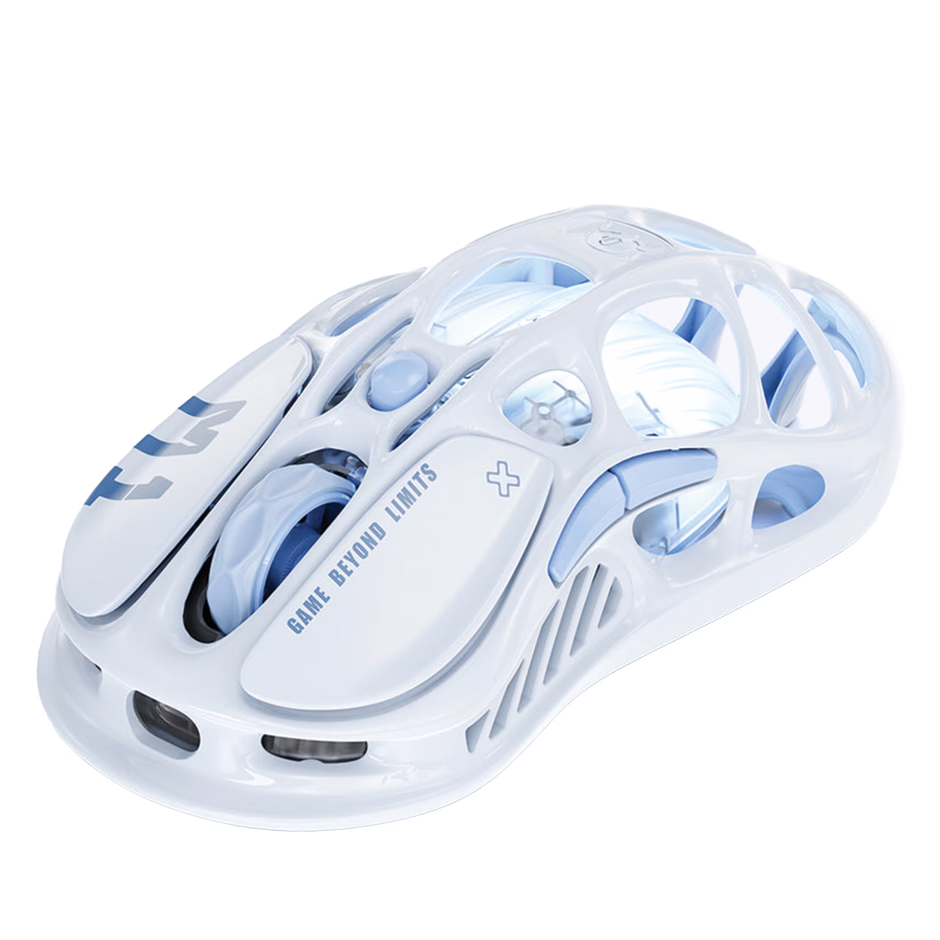 GravaStar Mercury M1 Pro Wireless Gaming Mouse, Magnesium Alloy Skeletal Frame, 26K DPI PAW3395, 4K Hz Support, Tri-mode, Ice Blue | M1 Pro – Buy Online