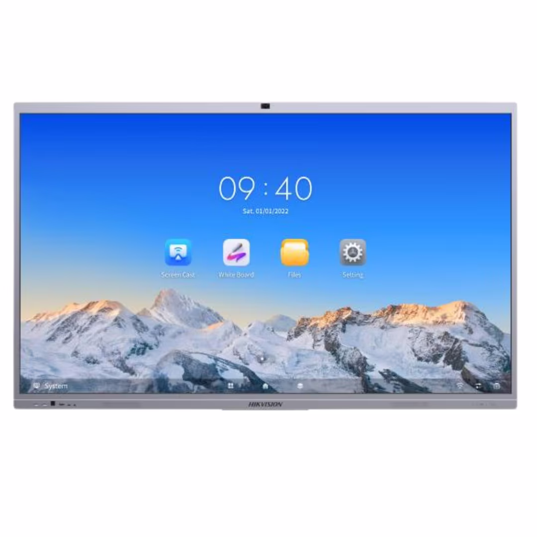 Hikvision DS-D5C98RB/B Hikvision Interactive Flat Panel Display With Web Cam, 98 inch 4K DLED 3840x2160 60 Hz Display, 5 ms, VA Panel, 8GB RAM 128GB ROM, Android 13.0, Up to 50 point multi-touch, EDLA – Buy Online