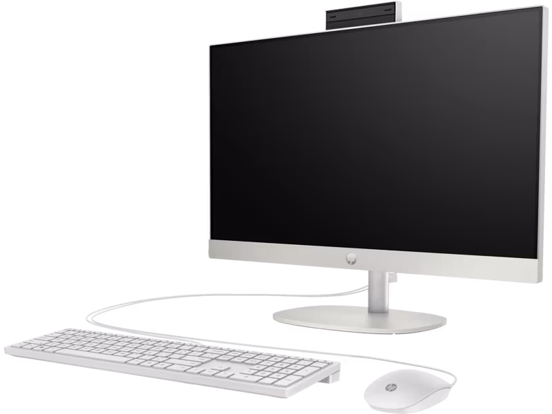 HP All-in-One 24-cr0123nh PC, Intel Core i5 1335U 13th Gen, 8 GB DDR4, 512 GB NVMe SSD, 99% sRGB, Intel Iris X Graphics, 1 HDMI-out 1.4, Shell white | 91A41EA – Buy Online