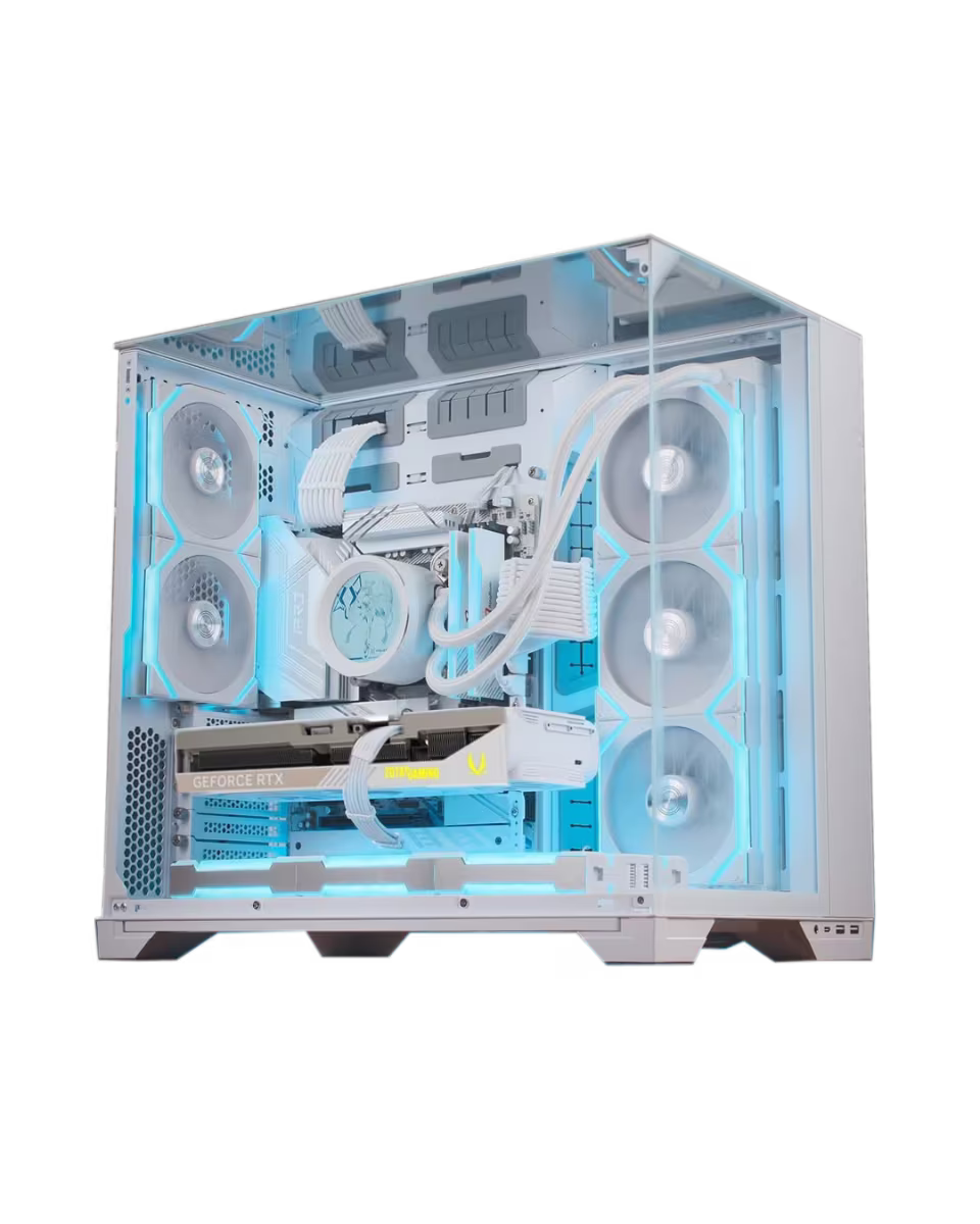 High-End White Gaming & Rendering PC: AMD Ryzen 9 9900X3D (12 Cores) + White RTX 5070 Ti OC 16GB, 32GB DDR5 6000MHz, 1TB 990 PRO NVMe, 360mm LCD AIO, 850W ATX 3.1, WiFi 6E, Lian Li O11 Vision Compact – Buy Online