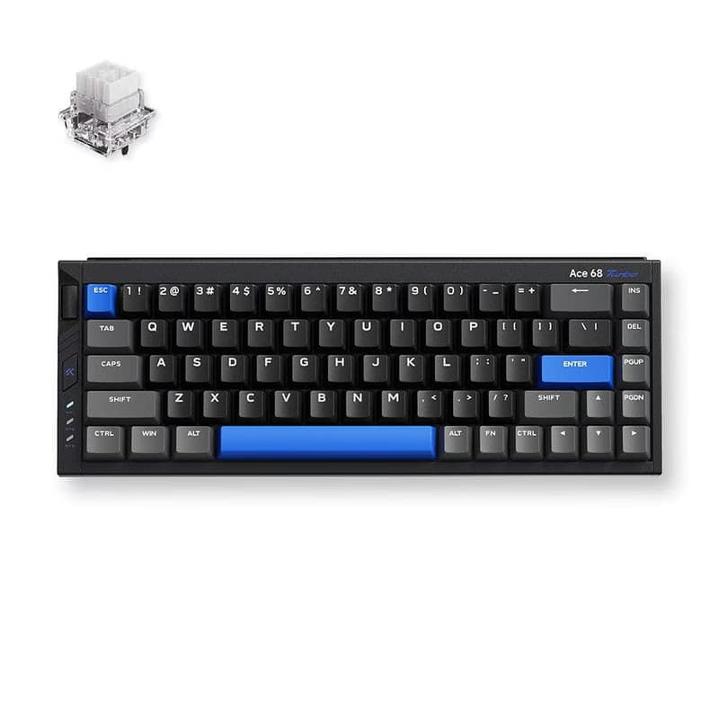 MCHOSE Ace 68 Turbo Full-Aluminum Esports Keyboard, 16kHz Polling, Mount Tai Magnetic GT Switches, & 0.06ms Latency, Cyber Black | MC-Ace68Turbo-5 – Buy Online