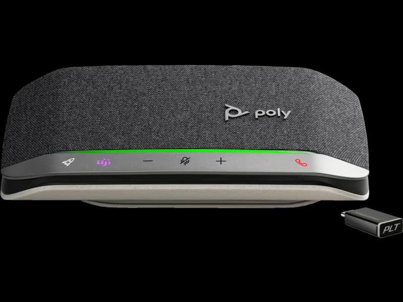 HP Poly Sync 20+ Microsoft Teams Certified USB-C Speakerphone, Compatible with PCs via USB Type-A cable and smartphones via Bluetooth | 772D1AA – Buy Online