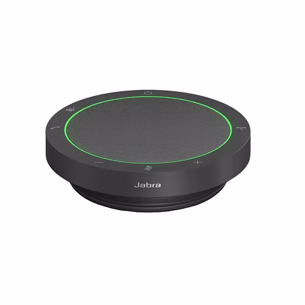 Jabra Speak2 55 Wireless Bluetooth Speakerphone, Conference Speaker with 4 Noise-Cancelling Mics, 50mm Full-Range Speakers & Wideband Audio, Certified for Zoom & Google Meet, Dark Grey | 2755-209 – Buy Online