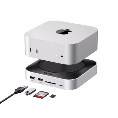 UGREEN Mac mini M4 Docking Station with NVMe SSD, 8TB Expandable, 11-in-1 High-Speed Hub, 10Gbps, SD/TF Reader | 65487 – Buy Online
