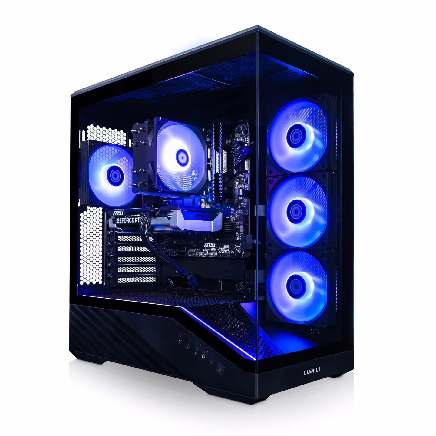 MSI Powered Gaming PC, Intel Core i5-14400F, RTX 5060 8GB GDDR7, 16GB DDR5 6000, 1TB Gen4 SSD, ARGB Black – Buy Online