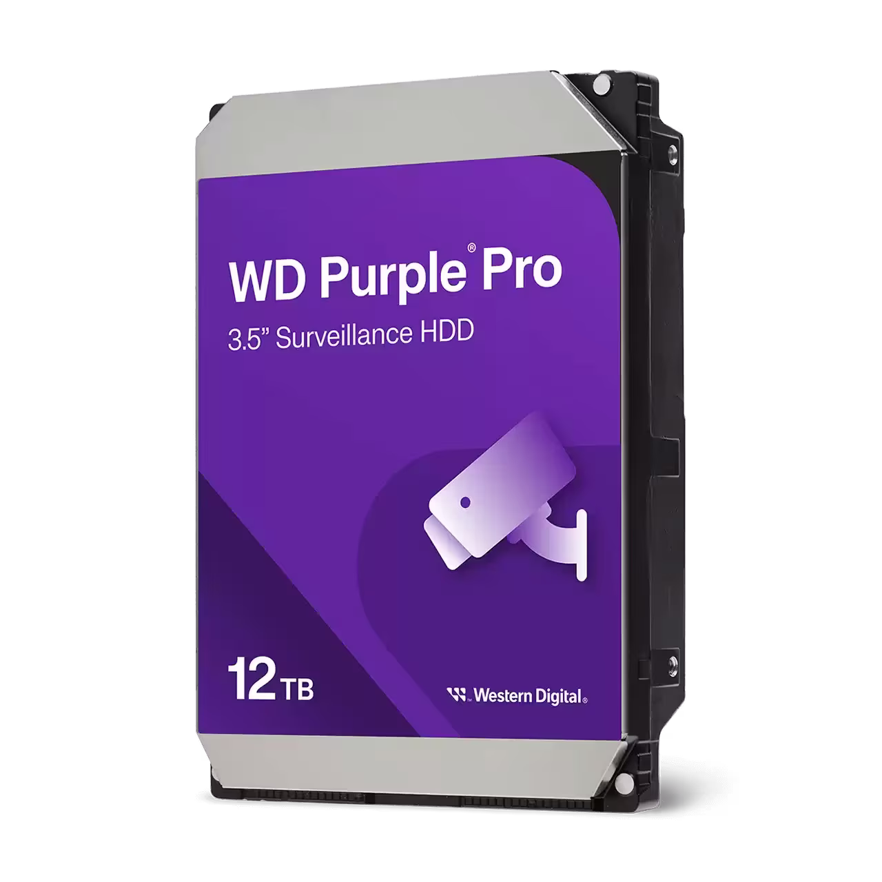 WD Purple Pro 12TB Smart Video Surveillance 3.5 Inch Hard Drive, 7200 RPM, 512MB Cache, AllFrame AI | WD122PURP-85CCFY0 – Buy Online