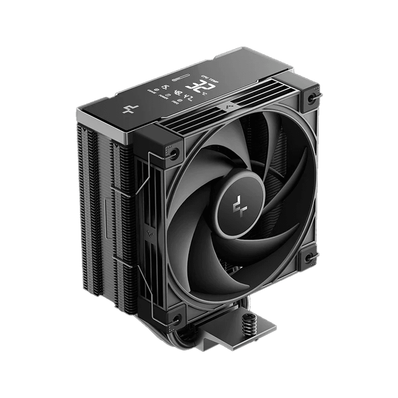DeepCool AK400 G2 DIGITAL NYX CPU Air Cooler, Single Tower, 4 Heat Pipes, Real-Time Temp Display, 63.4 CFM Fan | R-AK400G2-BKNNMN-GJD-1