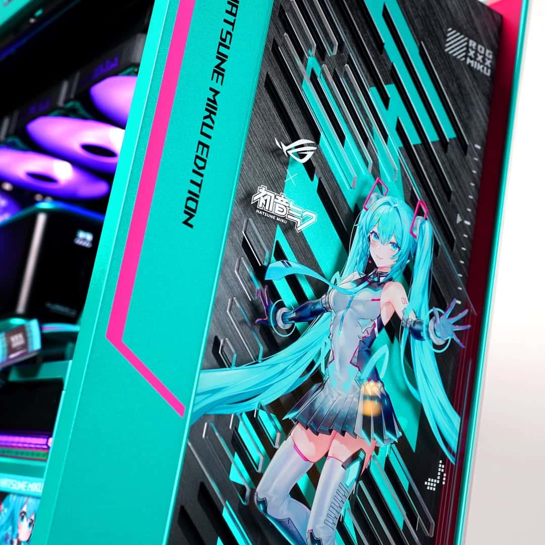 Miku Computer Fan Hatsune Miku Gaming PC Bundle | 9800X3D | RTX 5080 | 27